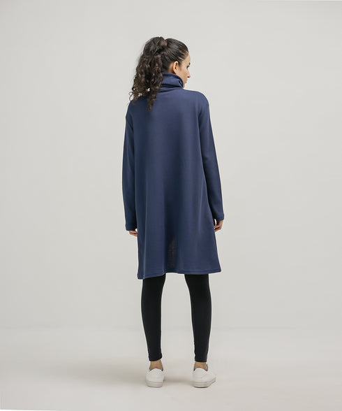 Women's Turtleneck Wrap Dress